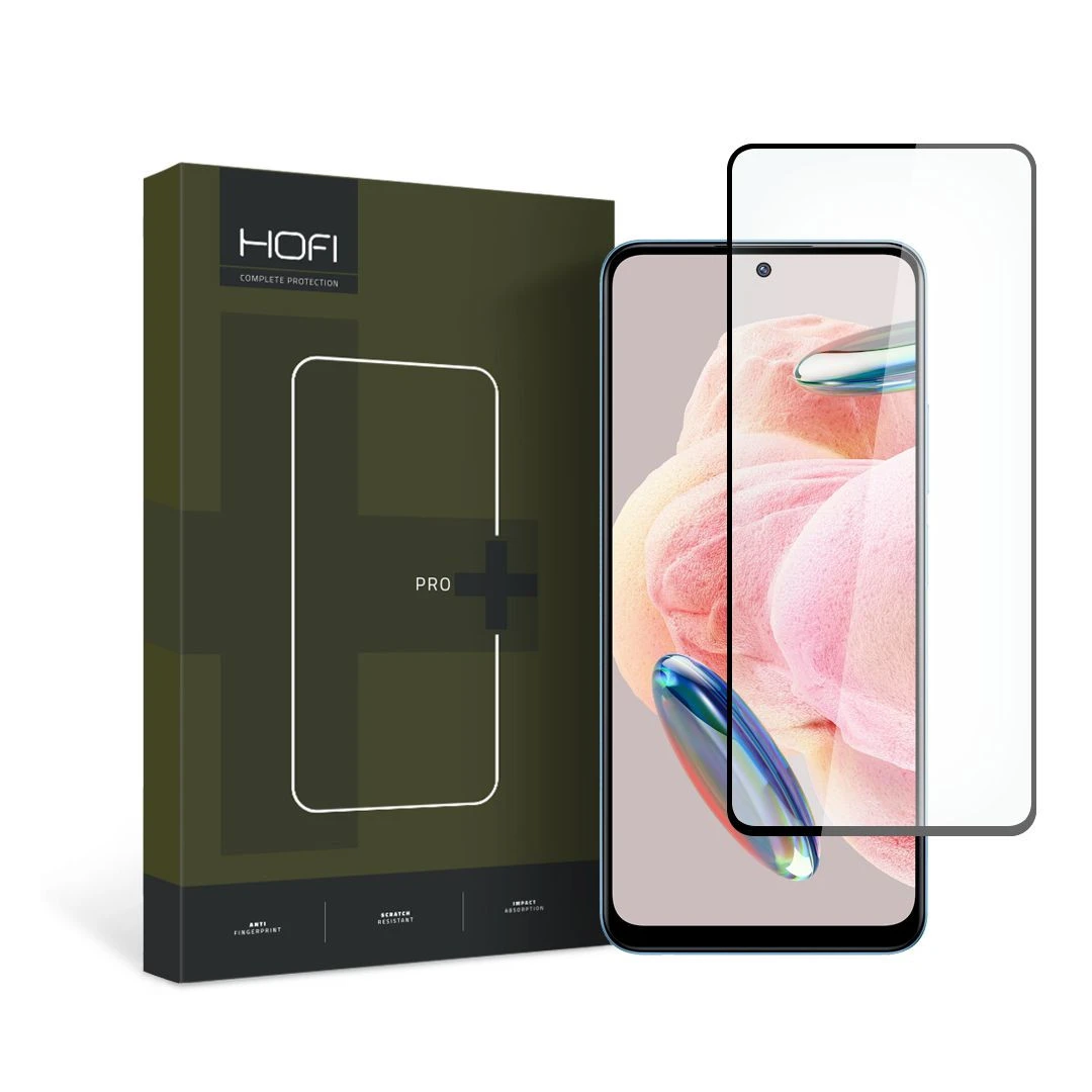 Folie de protectie Hofi Glass Pro+ pentru Xiaomi Redmi Note 12 4G/LTE Negru - 