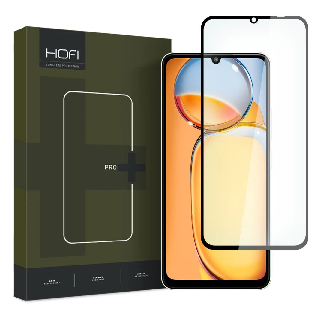 Folie de protectie Hofi Glass Pro+ pentru Xiaomi Redmi 13C/Poco C65 Negru - 