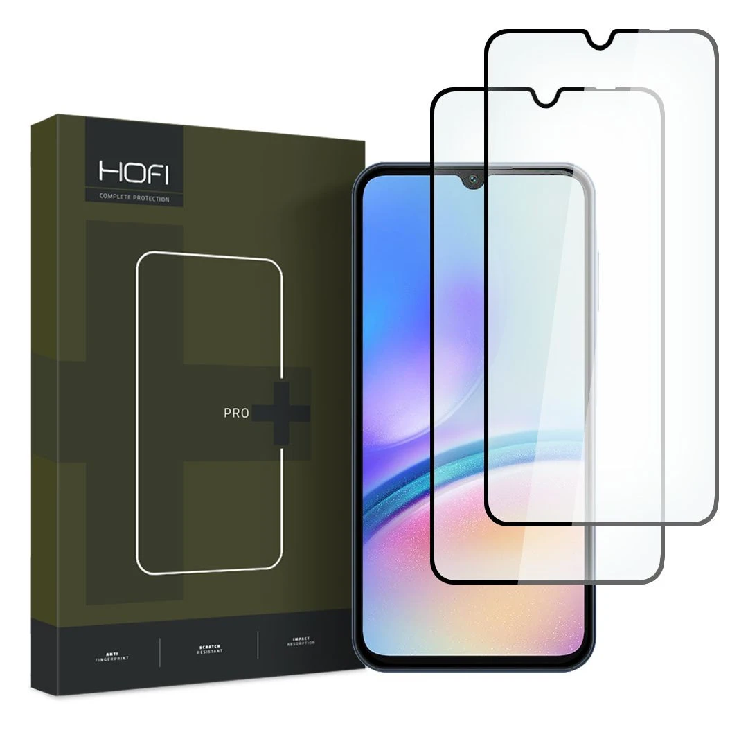 Set 2 Folii de protectie Hofi Glass Pro+ pentru Samsung Galaxy A05S Negru - 