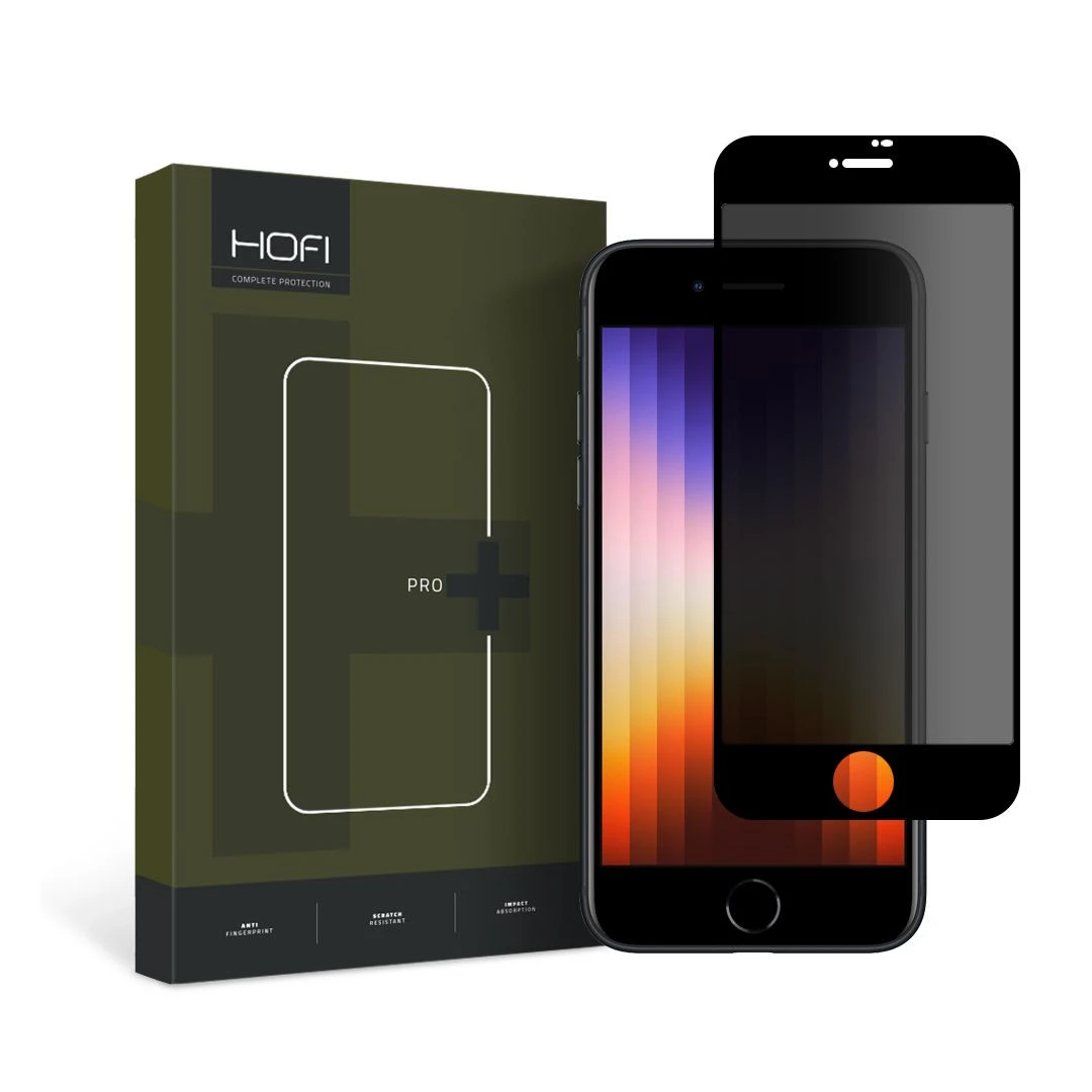Folie de protectie Hofi Anti Spy Glass Pro+ pentru Apple iPhone 7/8/SE 2020/2022 Privacy - 