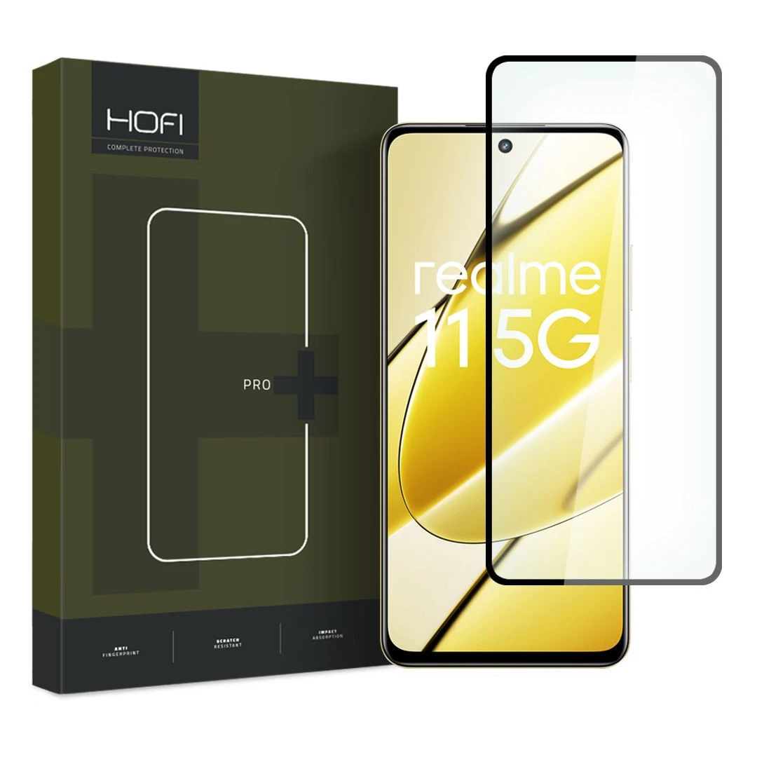 Folie de protectie Hofi Glass Pro+ pentru Realme 11 5G Negru - 