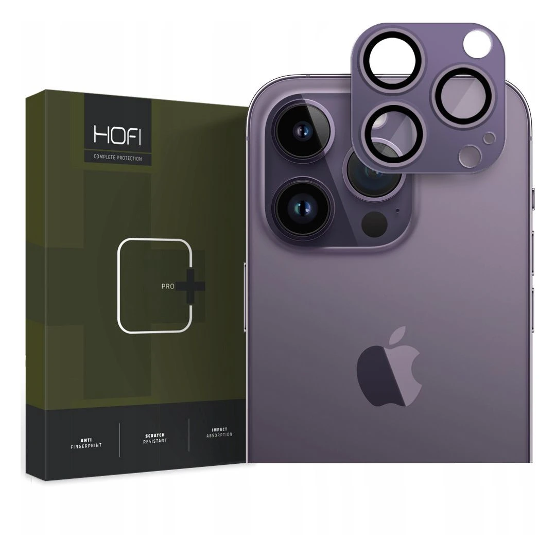 Folie de protectie camera Hofi Fullcam Pro+ pentru Apple iPhone 14 Pro/14 Pro Max Mov inchis - 