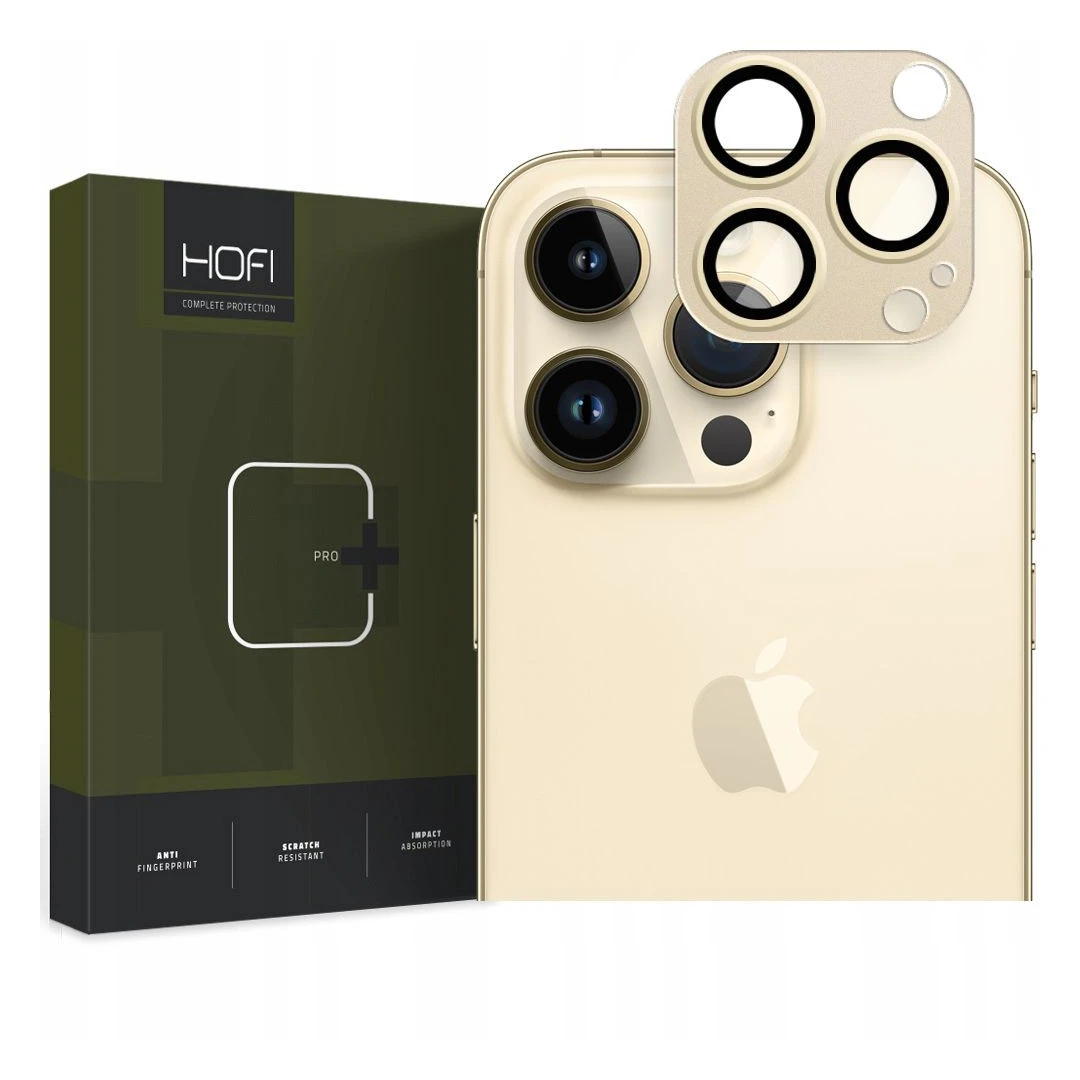 Folie de protectie camera Hofi Fullcam Pro+ pentru Apple iPhone 14 Pro/14 Pro Max Auriu - 