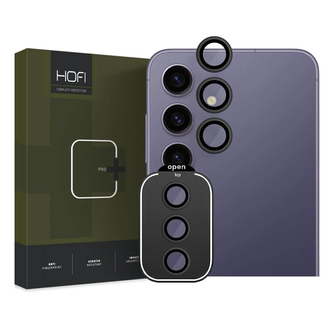 Folie de protectie camera Hofi Camring Pro+ pentru Samsung Galaxy S24+ Plus Negru - 