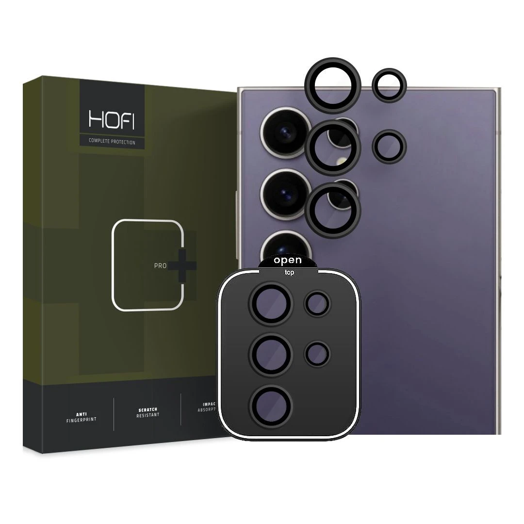 Folie de protectie camera Hofi Camring Pro+ pentru Samsung Galaxy S24 Ultra Negru - 