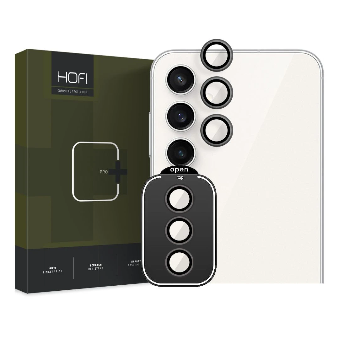 Folie de protectie camera Hofi Camring Pro+ pentru Samsung Galaxy S23 FE Negru - 