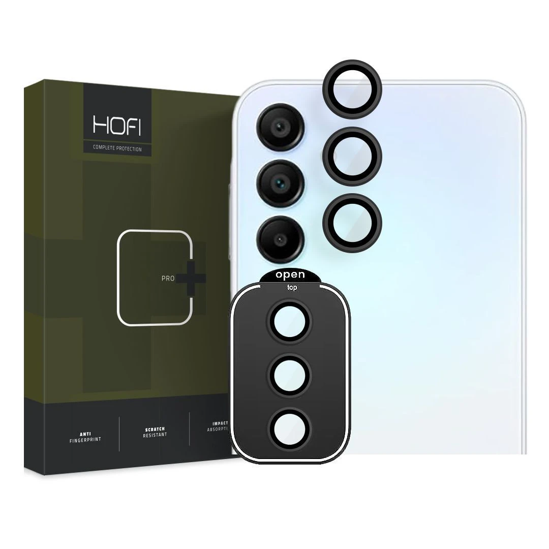 Folie de protectie camera Hofi Camring Pro+ pentru Samsung Galaxy A55 5G Negru - 