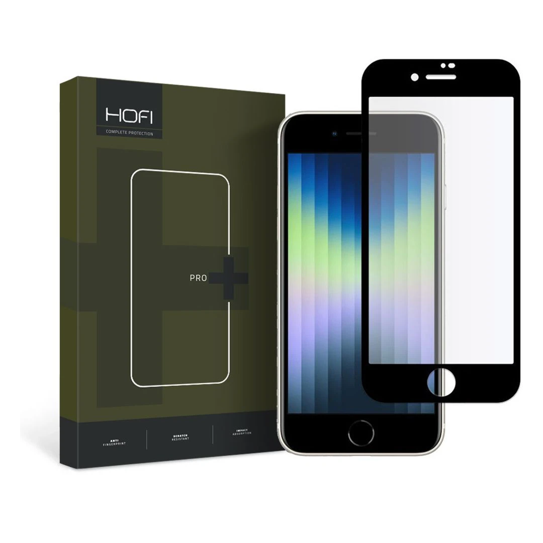 Folie de protectie Hofi Glass Pro+ pentru Apple iPhone 7/8/SE 2020/2022 Negru - 