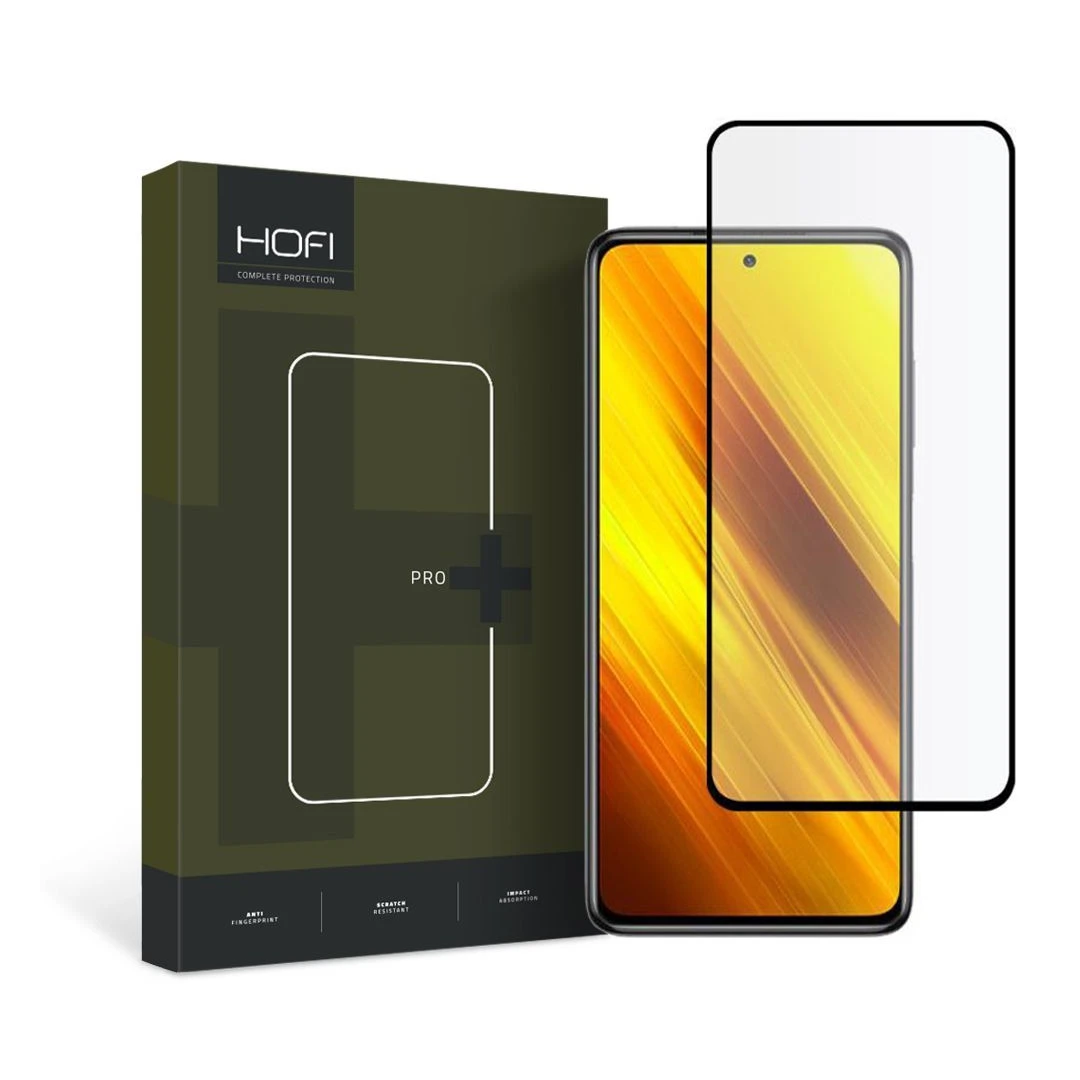 Folie de protectie Hofi Full Pro+ pentru Xiaomi Poco X3 Pro/X3 NFC Negru - 