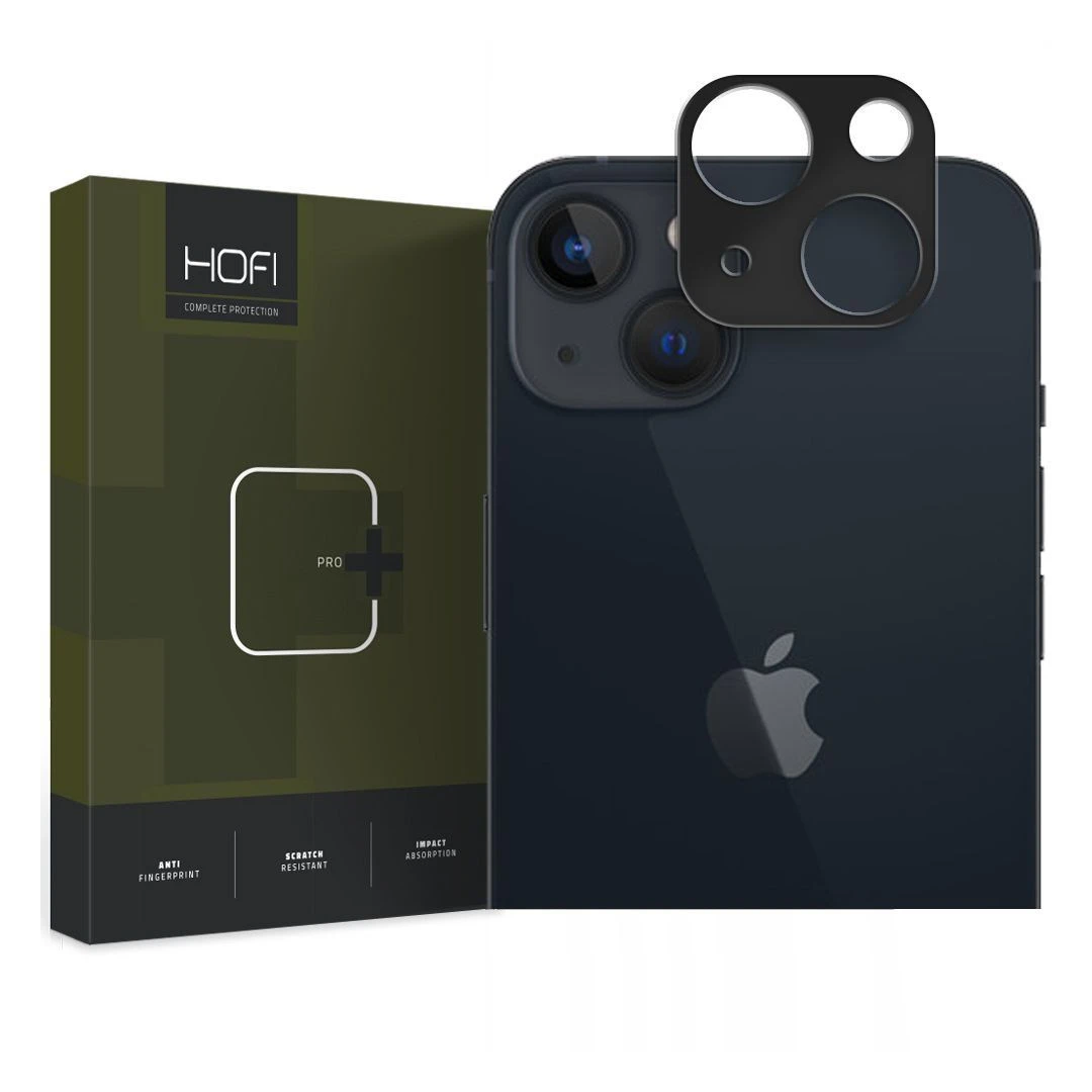 Folie de protectie camera Hofi Alucam Pro+ pentru Apple iPhone 15/15 Plus Negru - 