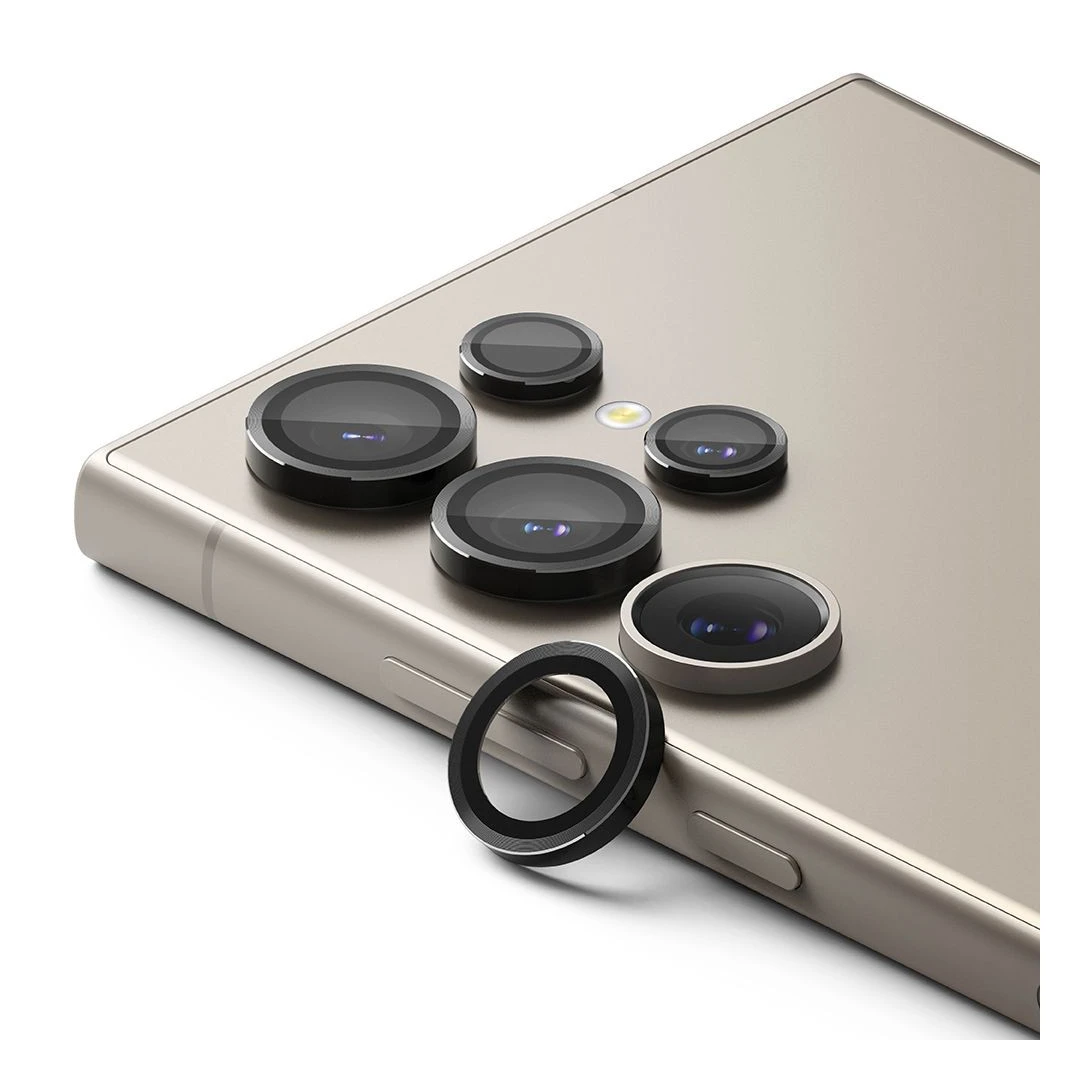 Folie de protectie camera Ringke Camera Frame pentru Samsung Galaxy S24 Ultra Negru - 