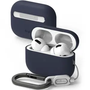 Husa Ringke Silicone pentru Apple AirPods Pro 1/2 Albastru inchis - 