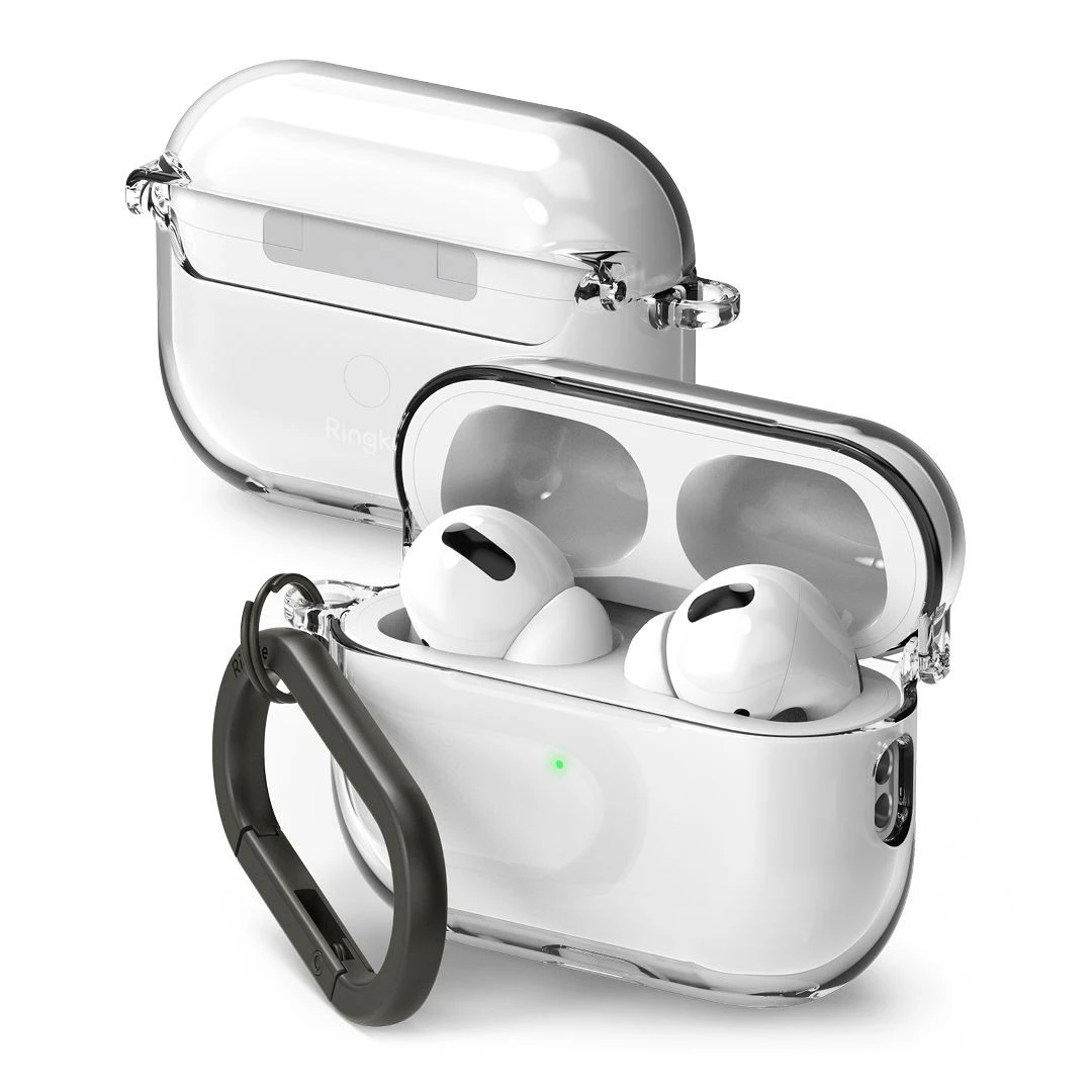 Husa Ringke Hinge pentru Apple AirPods Pro 1/2 Transparent - 
