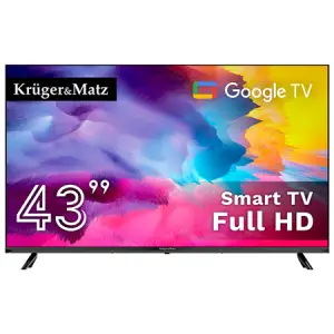 Google Smart Tv 43 Inch 108cm H265 Hevc Kruger&matz - 