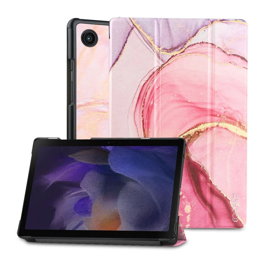 Husa Tech-Protect Smartcase pentru Samsung Galaxy Tab A8 10.5 X200/X205 Marble - 