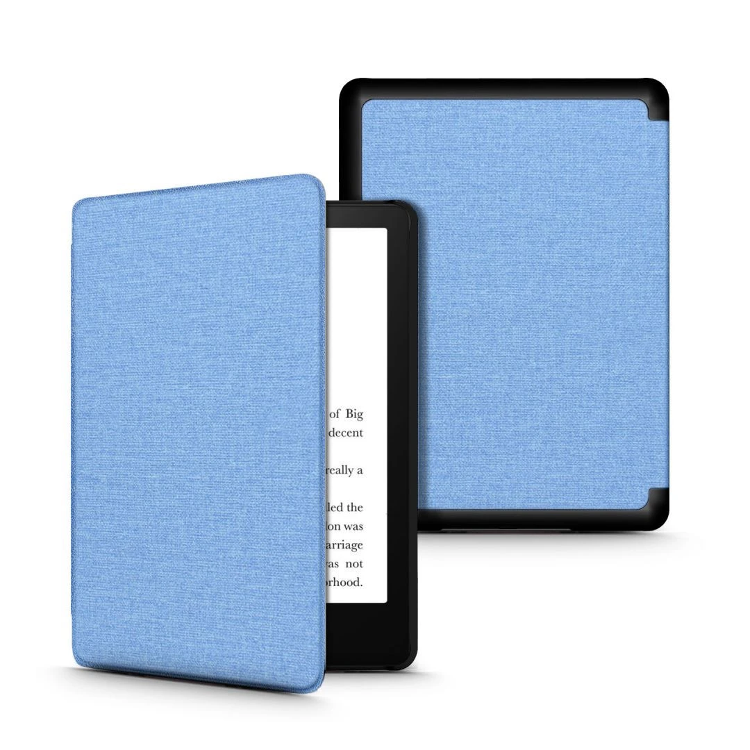 Husa Tech-Protect Smartcase pentru Kindle Paperwhite V/5/Signature Edition Blue Jeans - 