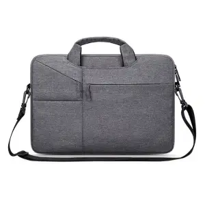 Geanta Tech-Protect Pocketbag pentru Laptop de 15-16 inch Gri Inchis - 