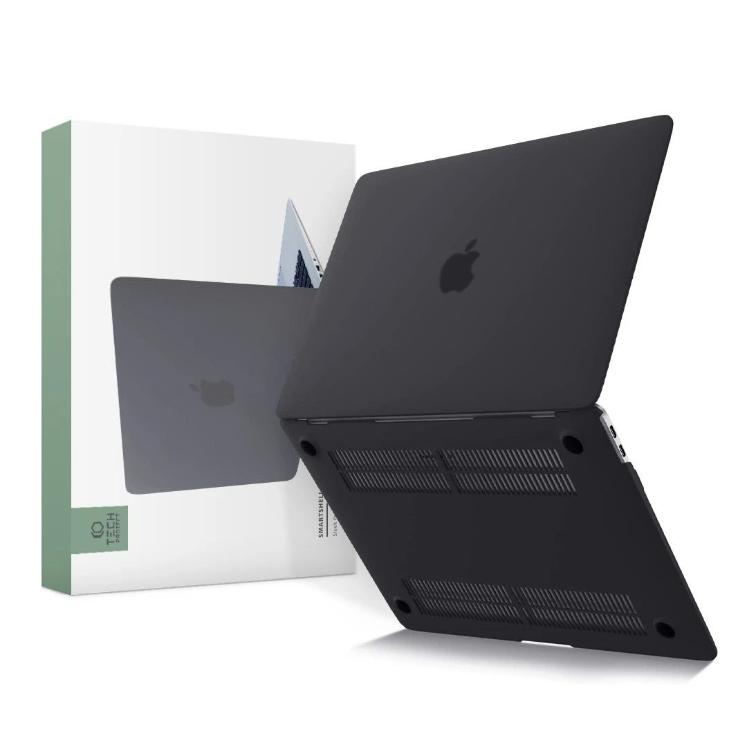 Husa Tech-Protect Smartshell pentru Apple MacBook Pro 13 2016-2022 Negru Mat - 