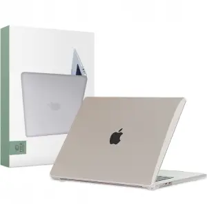Husa Tech-Protect Smartshell1 pentru Apple MacBook Air 15 M2/M3/2023-2024 Transparent - 