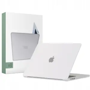 Husa Tech-Protect Smartshell pentru Apple MacBook Air 15 M2/M3/2023-2024 Mat Transparent - 