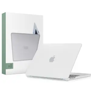 Husa Tech-Protect Smartshell pentru Apple MacBook Air 13 M2/M3/2022-2024 Mat Transparent - 