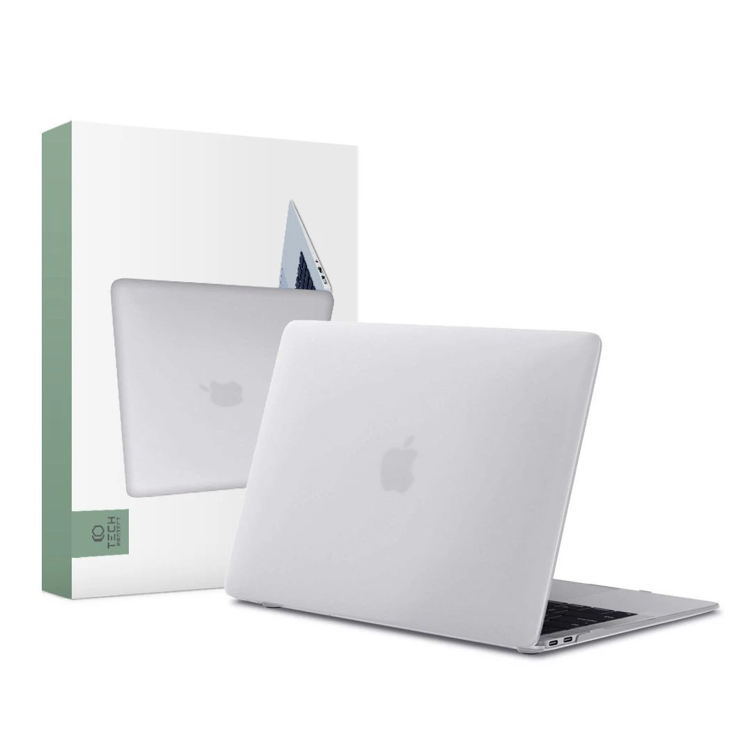 Husa Tech-Protect Smartshell pentru Apple MacBook Air 13 2018-2020 Mat Transparent - 