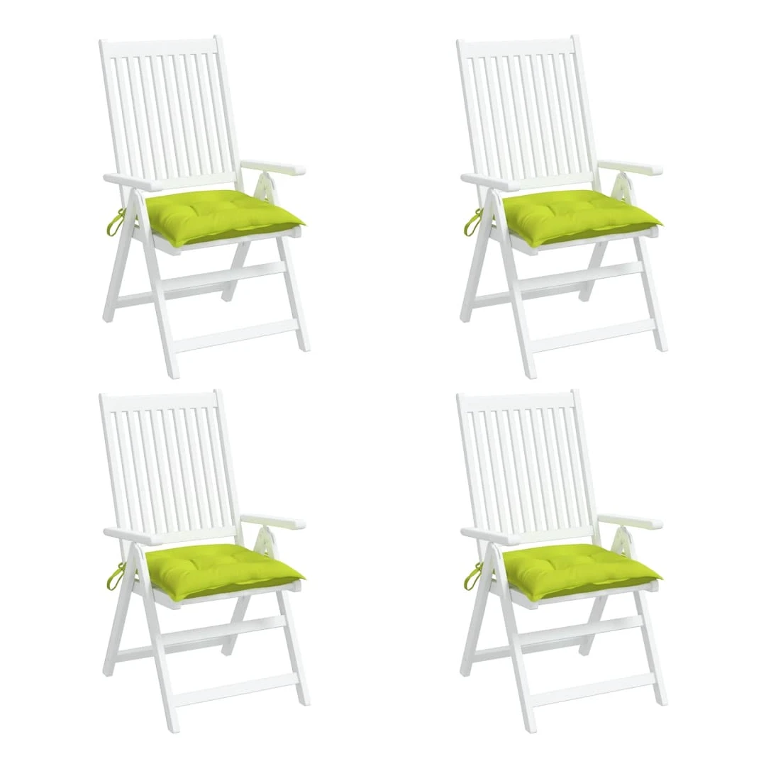 Perne de scaun 4 buc. verde deschis 50x50x7 cm textil oxford - Oferiți spațiului dvs. de locuit în aer liber un aspect proaspăt, cu această pernă confortabilă pentru paleți! Material premium: Țesătura Oxford este...
