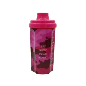 Shaker Eat Sleep Squat Repeat culoarea roz 700ml - 