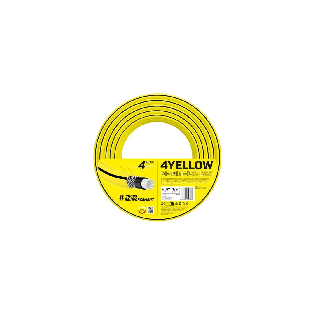 Furtun gradina, Cellfast Yellow, 4 straturi, 1/2&quot;, 20 m - 