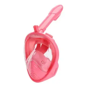 Masca snorkeling cu tub pentru copii, Destiny, roz, marime XS - 
