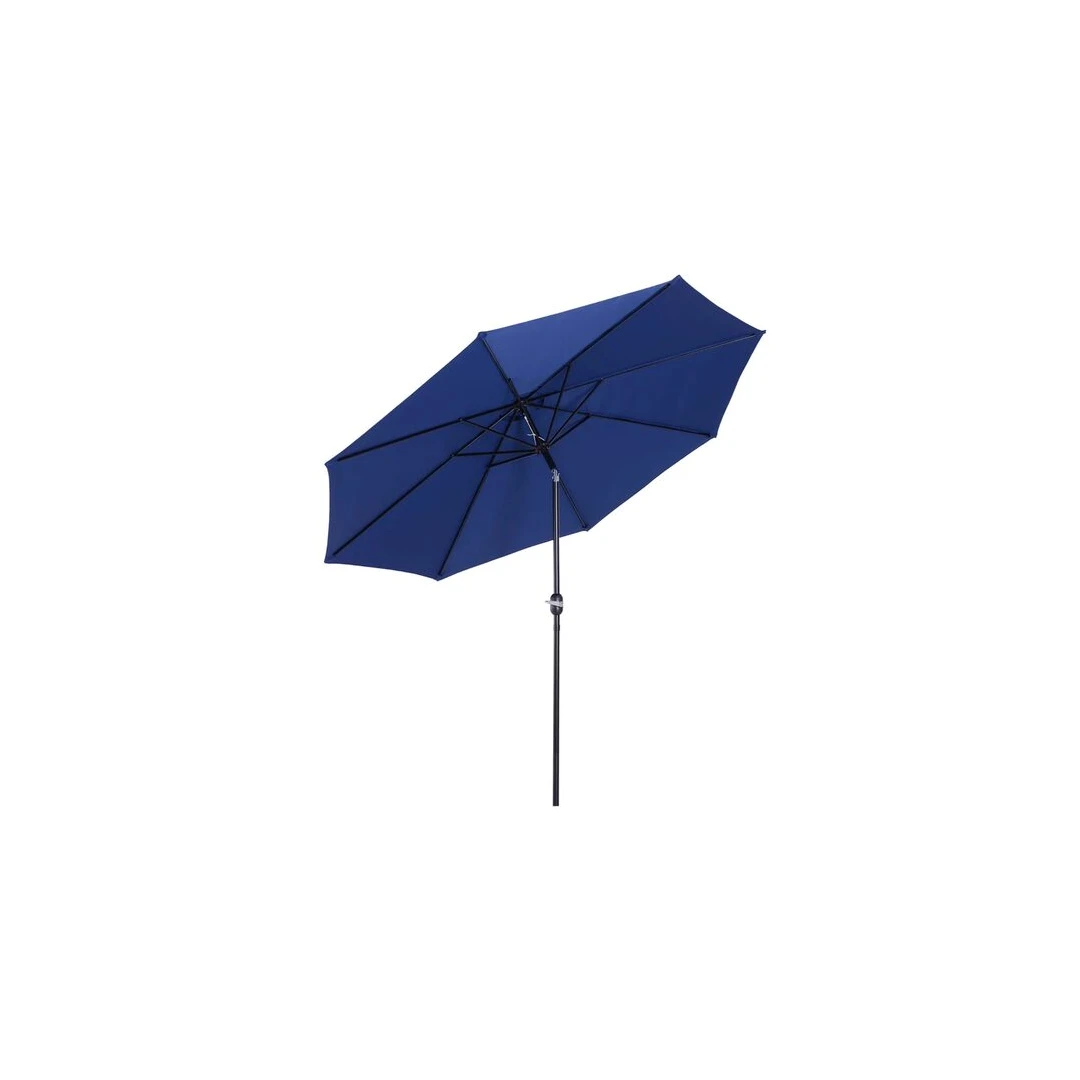 Umbrela gradina/terasa, cu inclinatie, manivela, albastru, 300 cm - 