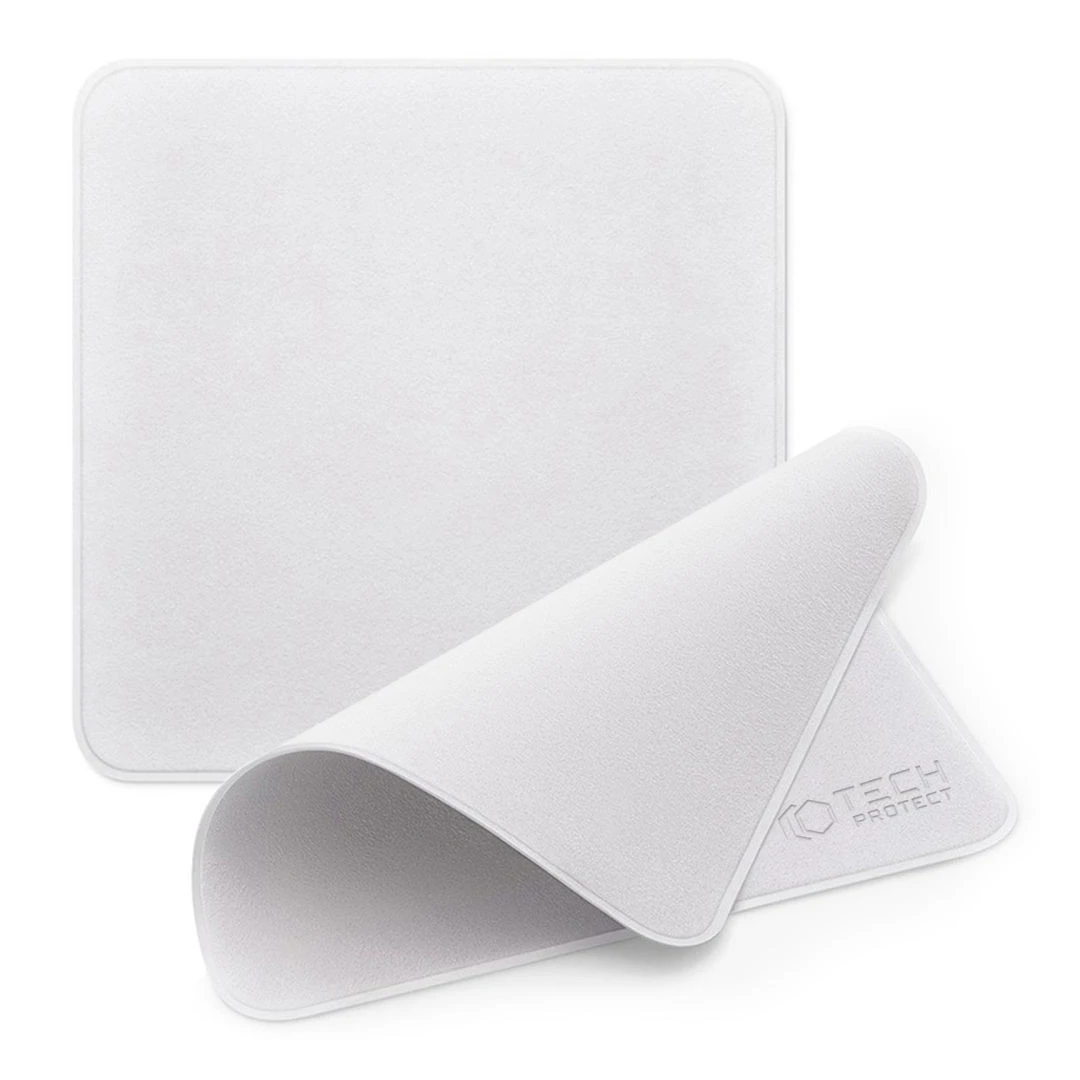Set 2 Mousepad-uri Tech-Protect, 16 x 16 cm, Microfibra, Gri - 