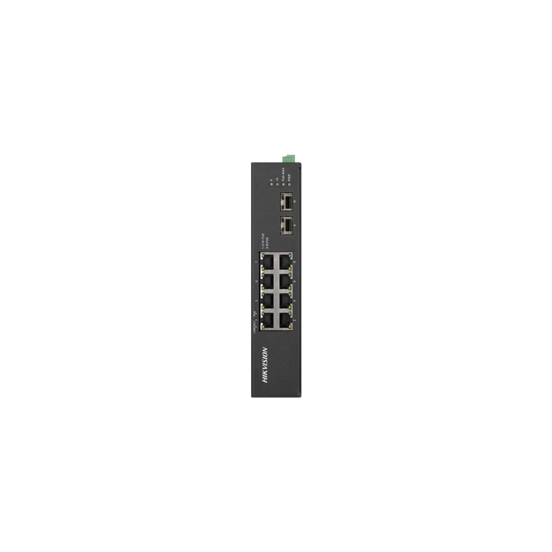 Switch 8 porturi Gigabit PoE, 2 porturi uplink SFP - HIKVISION DS-3T0510HP-E-HS - 