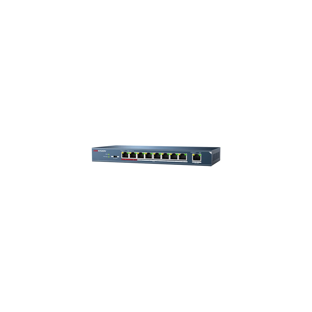 Switch 8 porturi PoE, 1 port uplink- HIKVISION DS-3E0109P-E-M - 