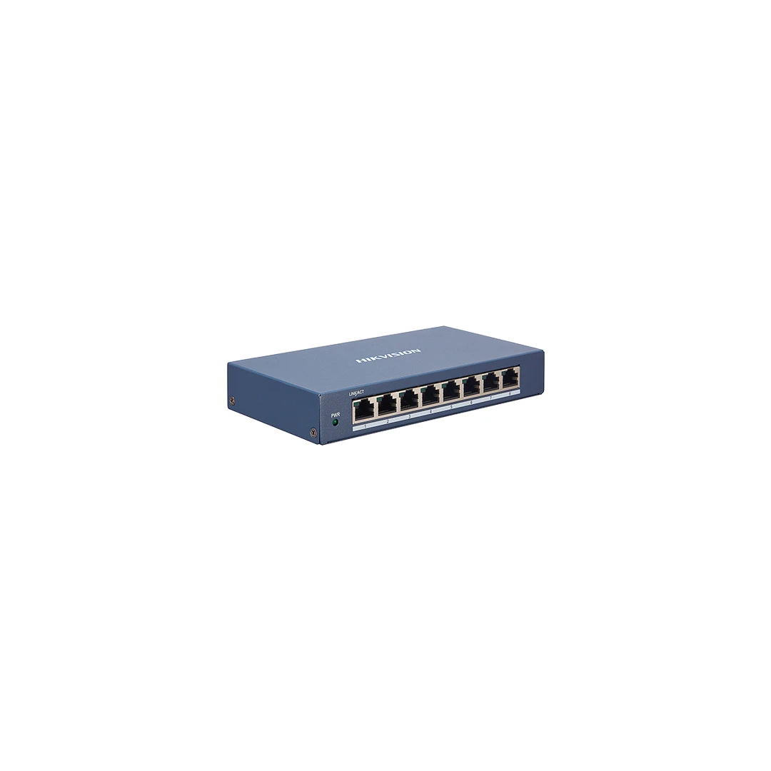 Switch 8 porturi Gigabit, SMART Management - HIKVISION DS-3E1508-EI - 
