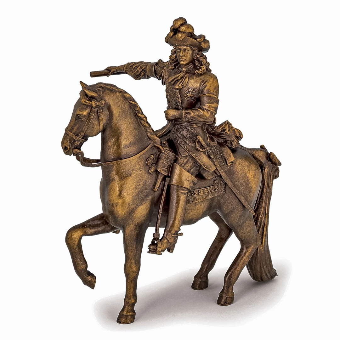 Figurina Ludovic al XIV-lea pe cal - 