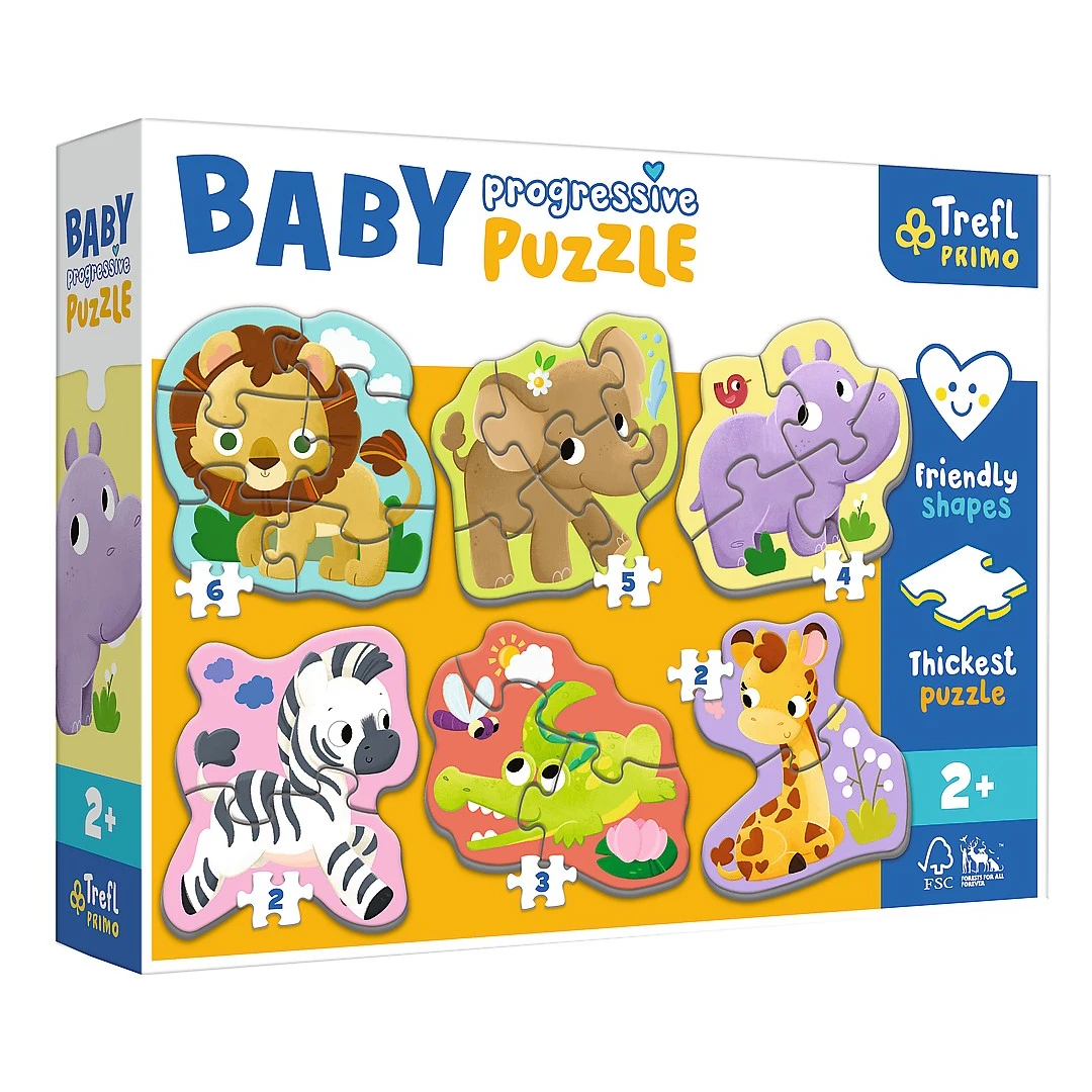 Puzzle Trefl Primo baby progressive Safari - 