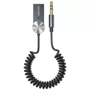 Receptor Audio Wireless Usams, Bluetooth 5.0, Jack 3.5mm, Negru - 