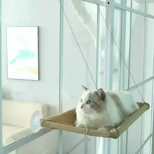 Hamac Elegant pentru pisica cu montaj pe geam, 55 x 32 cm - <p>Hamac Elegant pentru pisica cu montaj pe geam, 55 x 32 cm</p>