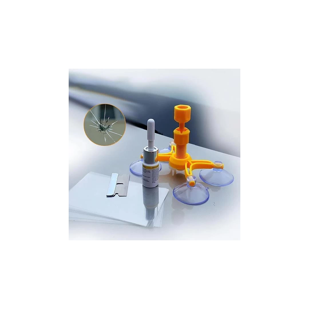 Kit reparatie parbriz cu adeziv UV, AVX-AG538C - 