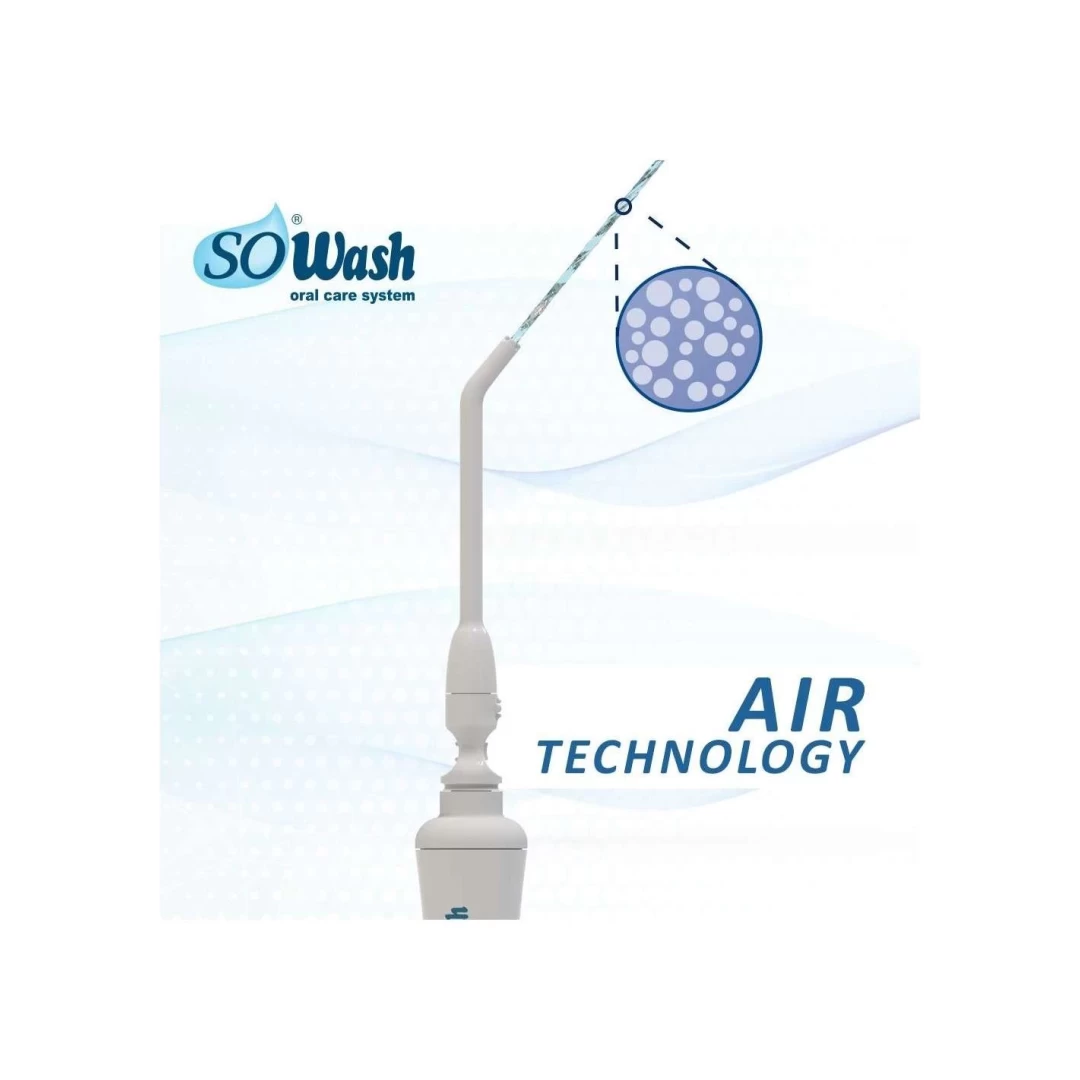 Accesoriu So Wash Air Waterjet cu bule de oxigen pentru dus bucal, gingii sensibile (cuplabil la robinet) - Accesoriu So Wash Air Waterjet cu bule de oxigen pentru dus bucal, gingii sensibile (cuplabil la robinet)