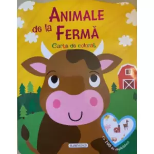 Animale De La Ferma - Carte De Colorat Cu Abtibilturi - Bucura-te de Animale De La Ferma - Carte De Colorat pentru copii, Cu Abtibilduri. Oferte exclusiv online!!!