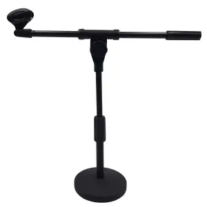 Stativ profesional pentru microfon IdeallStore®, Sound Helper, metalic, 40 cm, negru - 