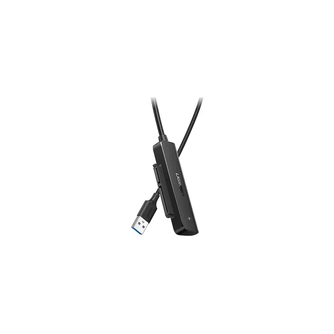 CABLU USB adaptor Ugreen, CM321, USB 3.0 (T) la S-ATA (T), 50cm, adaptor USB la HDD S-ATA 2.5", negru, 70609" - 