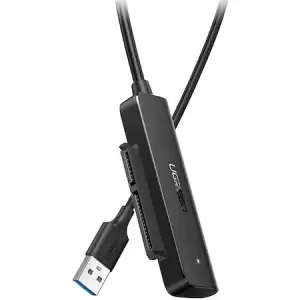 CABLU USB adaptor Ugreen, CM321, USB 3.0 (T) la S-ATA (T), 50cm, adaptor USB la HDD S-ATA 2.5", negru, 70609" - 