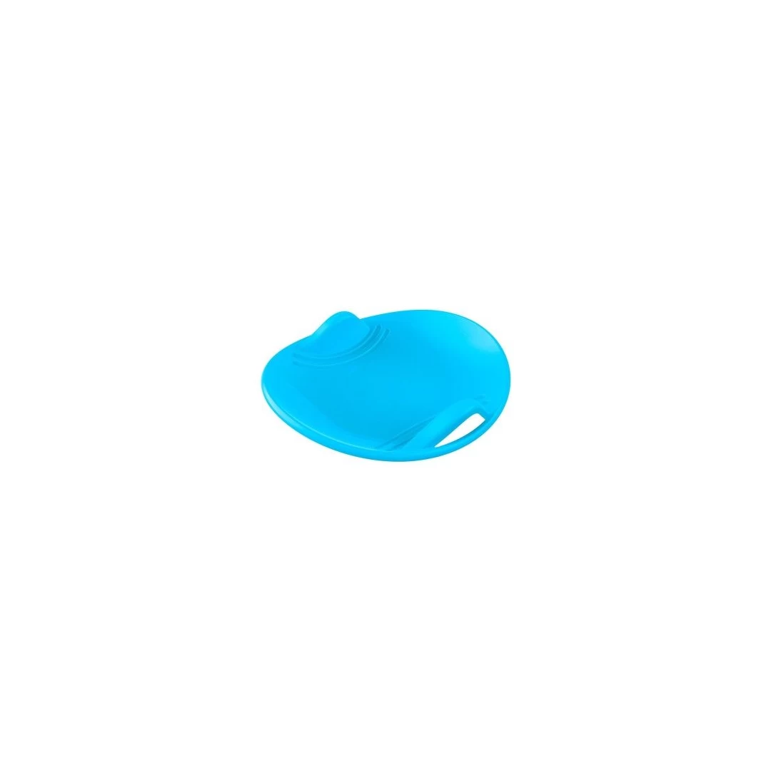 Sanie pentru copii, rotunda, din plastic, albastra, 60x59x11 cm, 12877 - 
