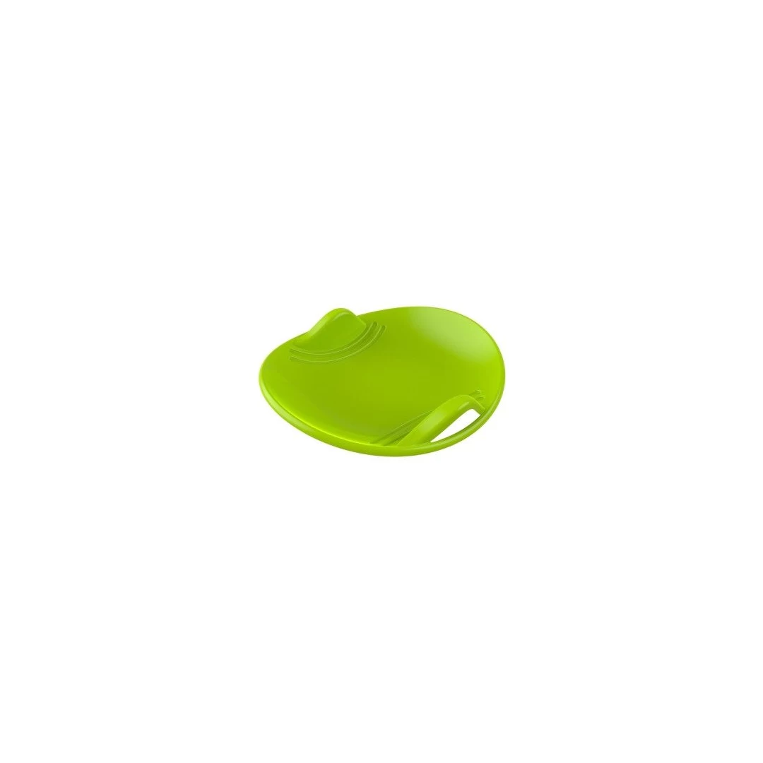 Sanie pentru copii, rotunda, din plastic, verde, 60x59x11 cm, 12878 - 