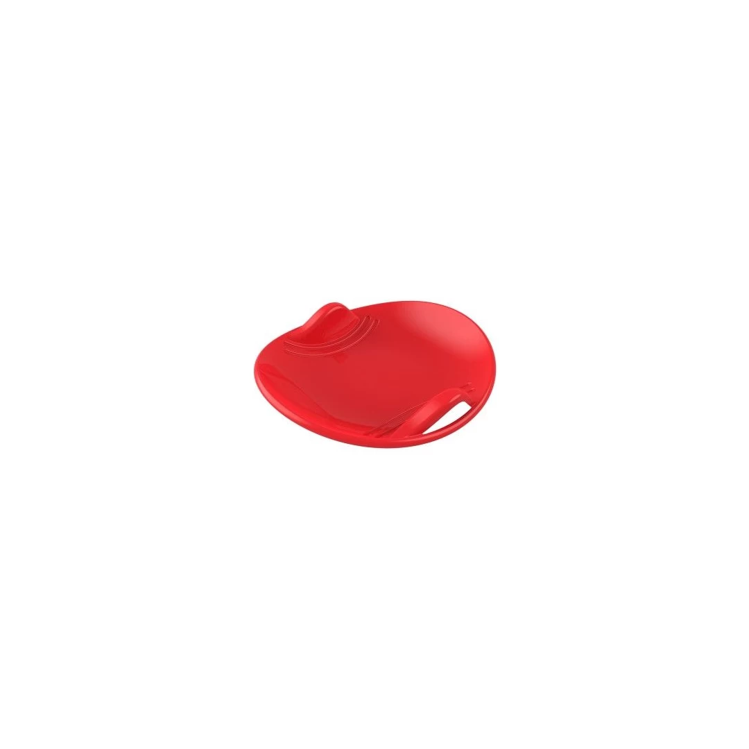 Sanie pentru copii, rotunda, din plastic, rosie, 60x59x11 cm, 12879 - 