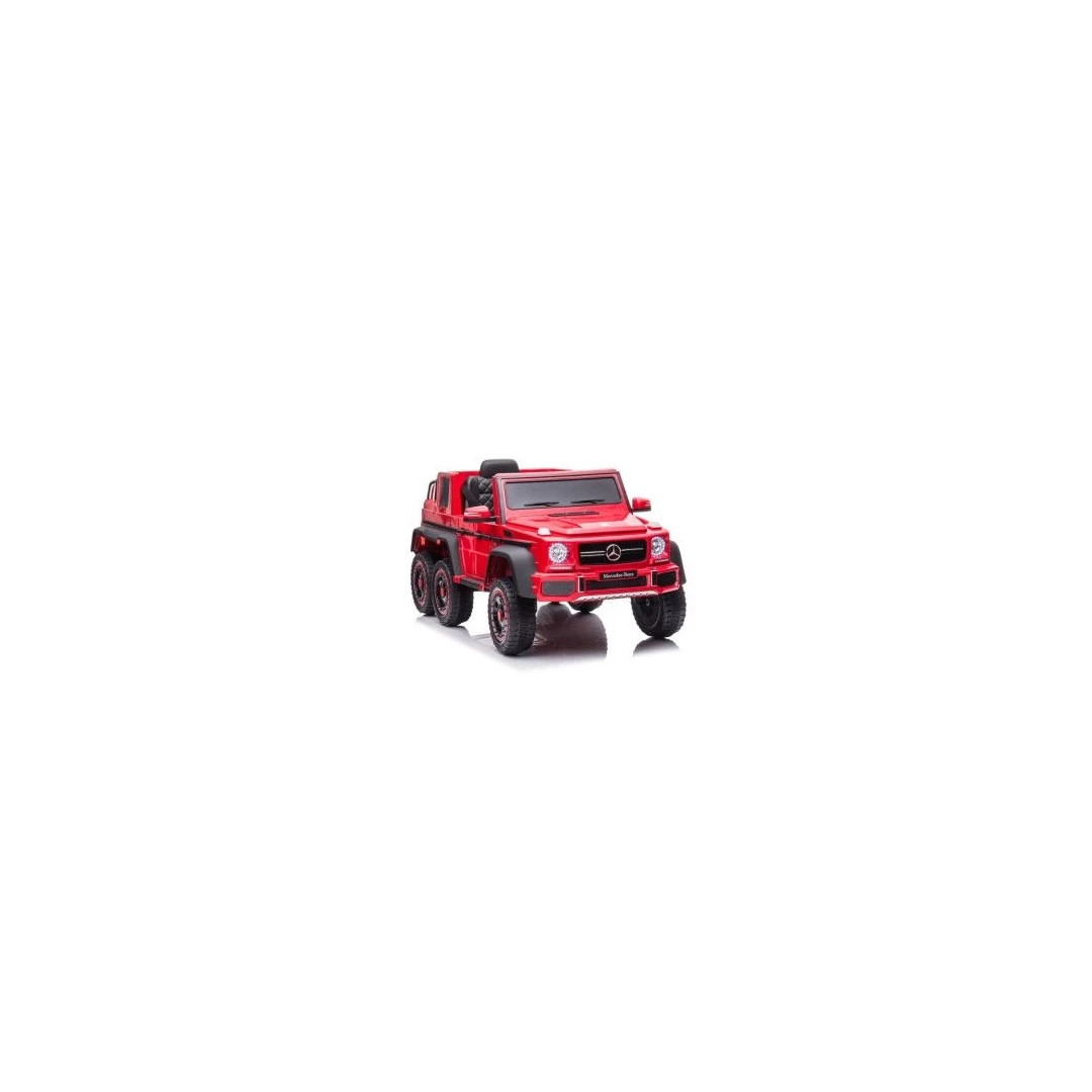 Masinuta electrica pentru copii, Mercedes G63 rosu, cu telecomanda, 6 motoare, 9812 - 