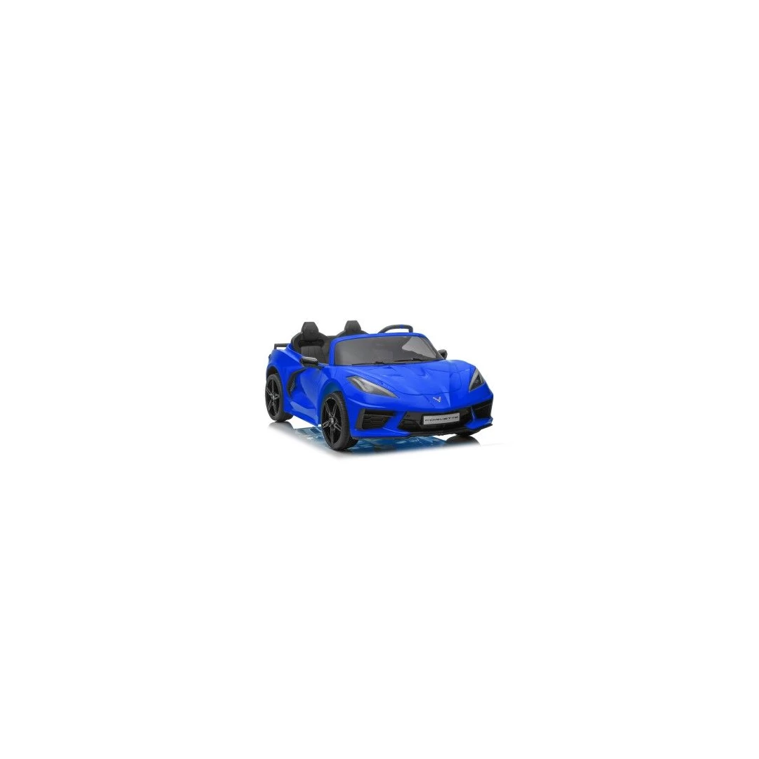 Masinuta electrica pentru copii, Corvette Stingray albastru, cu telecomanda, 2 motoare, 11968 - 